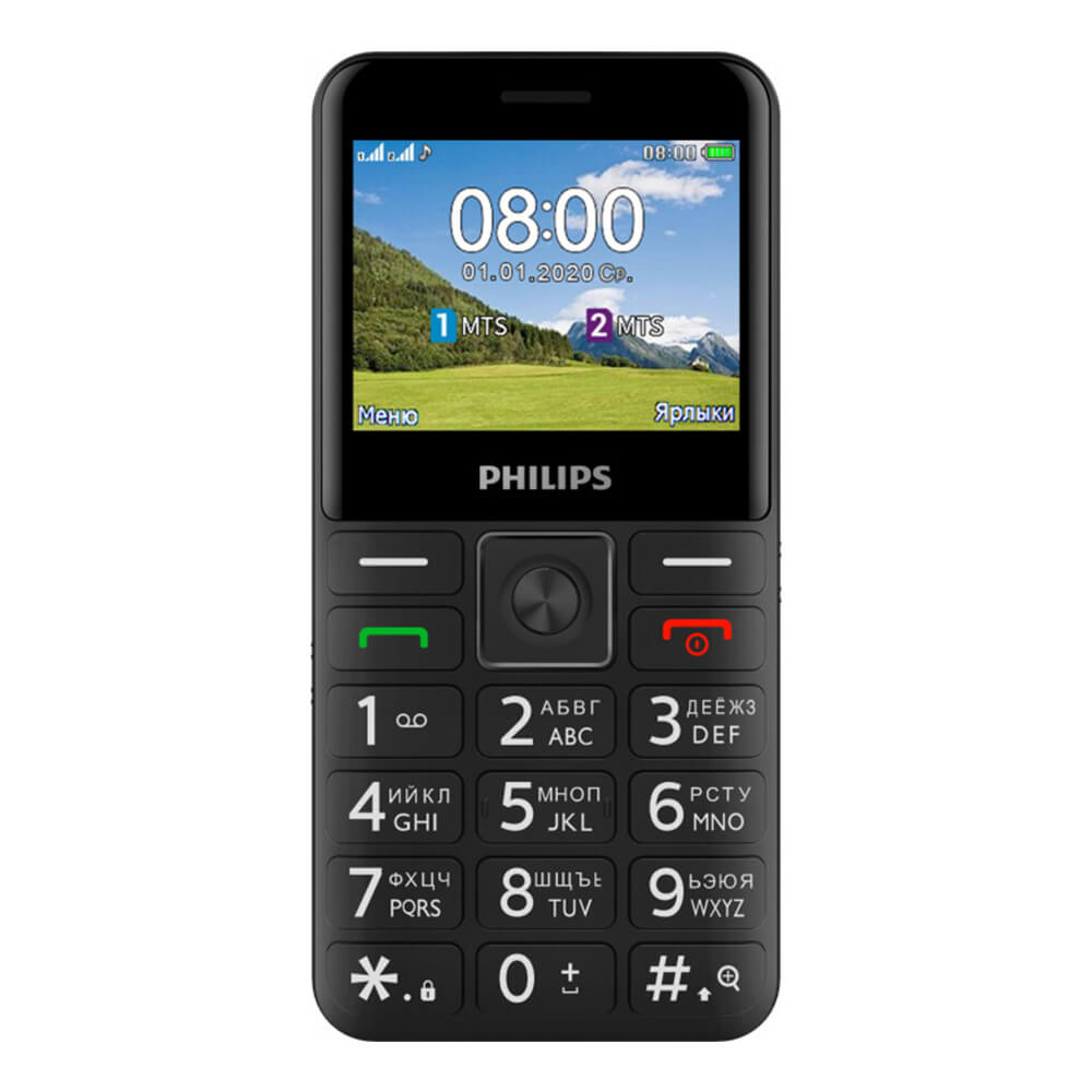Мобильный телефон Philips Xenium E207 черный_2
