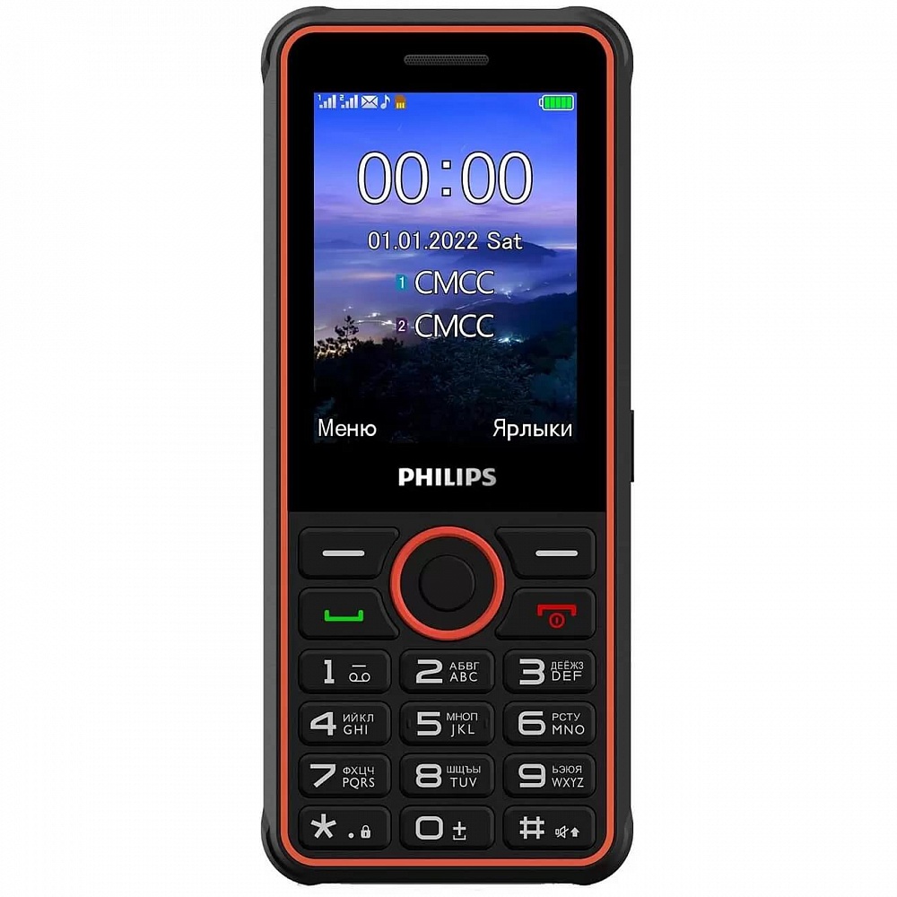 Мобильный телефон Philips Xenium E2301 Темно-серый_0