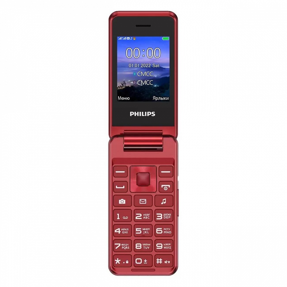 Мобильный телефон Philips Xenium E2601 Красный_0